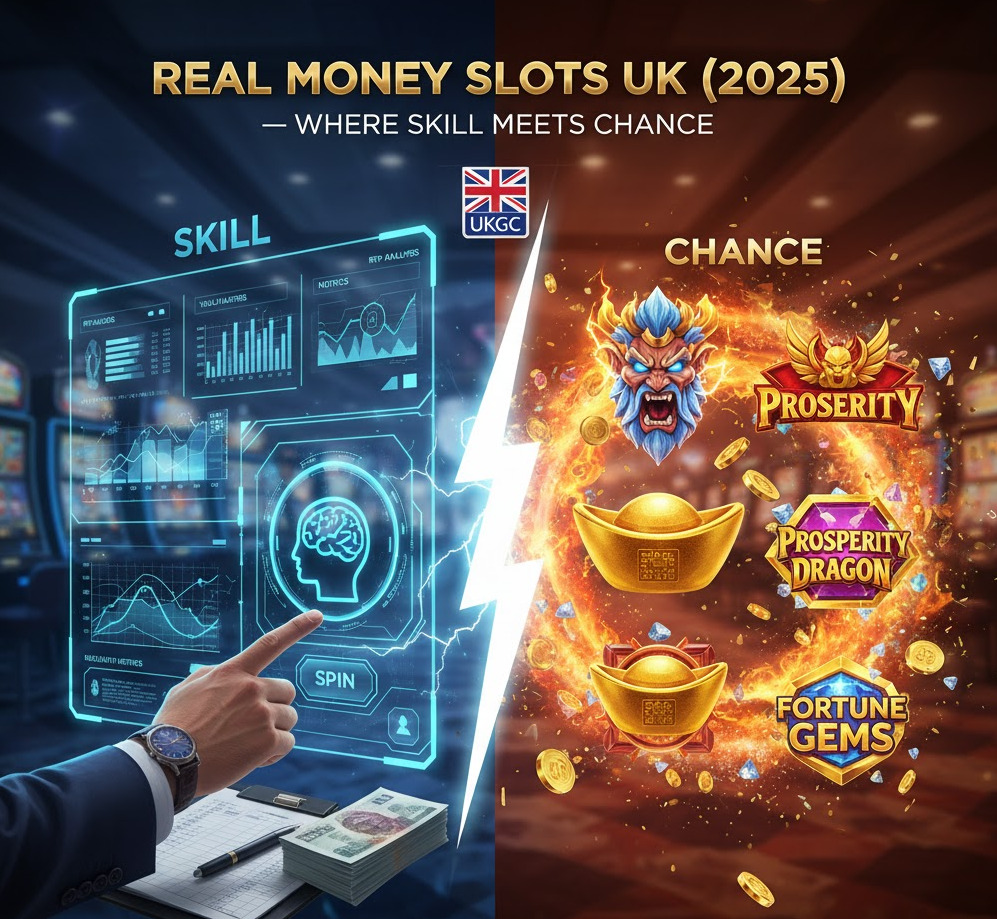 Real Money Slots UK (2025) – Where Skill Meets Chance